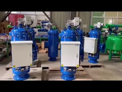 เครื่องกรองทําความสะอาดด้วยตนเอง สําหรับเครื่องกรองน้ําด้านระบายน้ําในหอเย็น