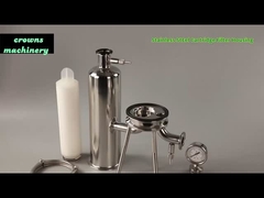 9.75 ความยาวกระสุน เครื่องกรองอากาศกระสุนอุตสาหกรรมที่มี 222 องค์ประกอบกรองวงแหวน O